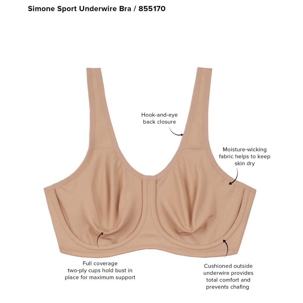 Wacoal Red Sports Bra - Picture 4 of 4